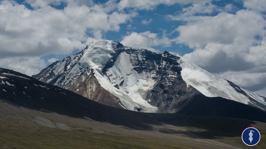 View of MountKang Yatse India - kahlur adventures 