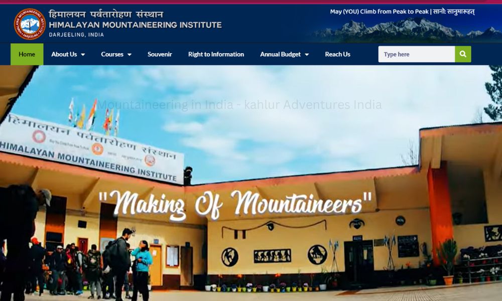 HMI Darjeeling - kahlur Adventures India 