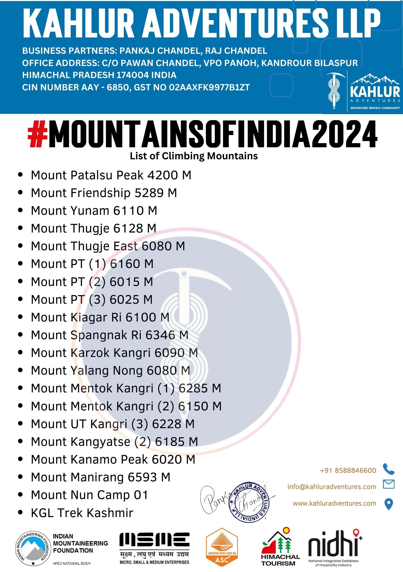 #MountainsofIndia2024