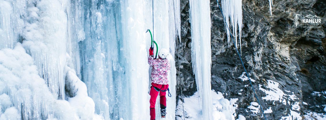 Spiti Basic Ice climbing course kahlur Adventures