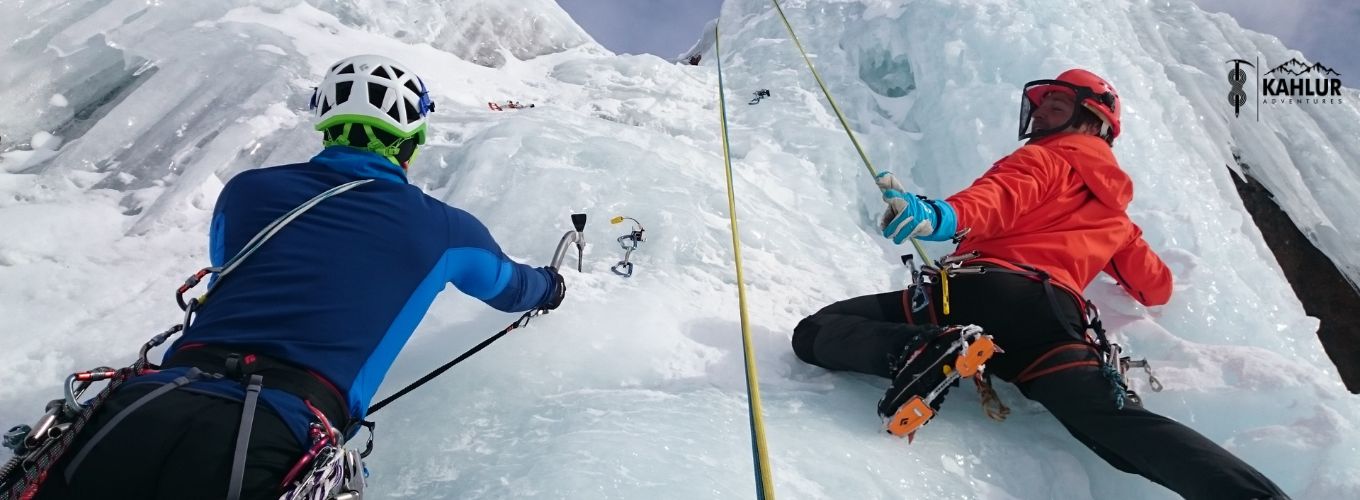 Basic Ice climbing course kahlur Adventures India