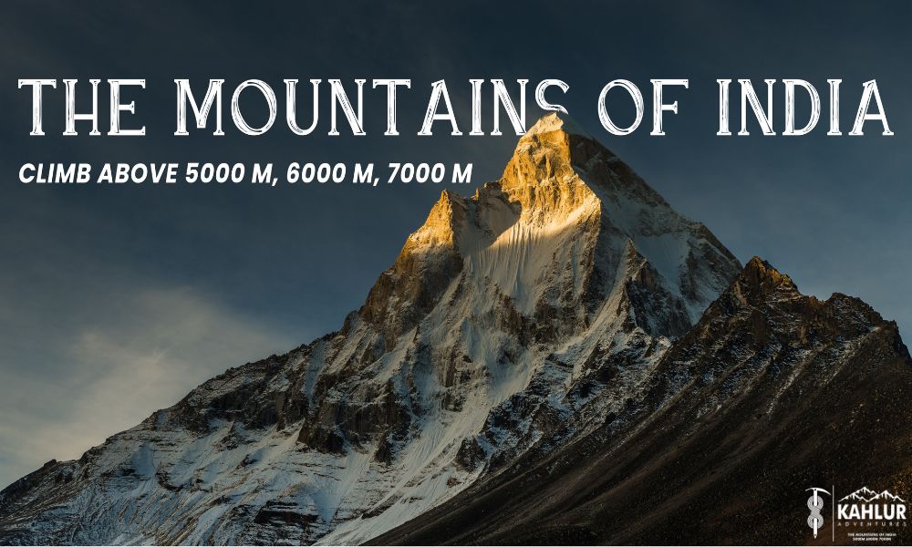 The Mountains of India Kahlur Adventures India