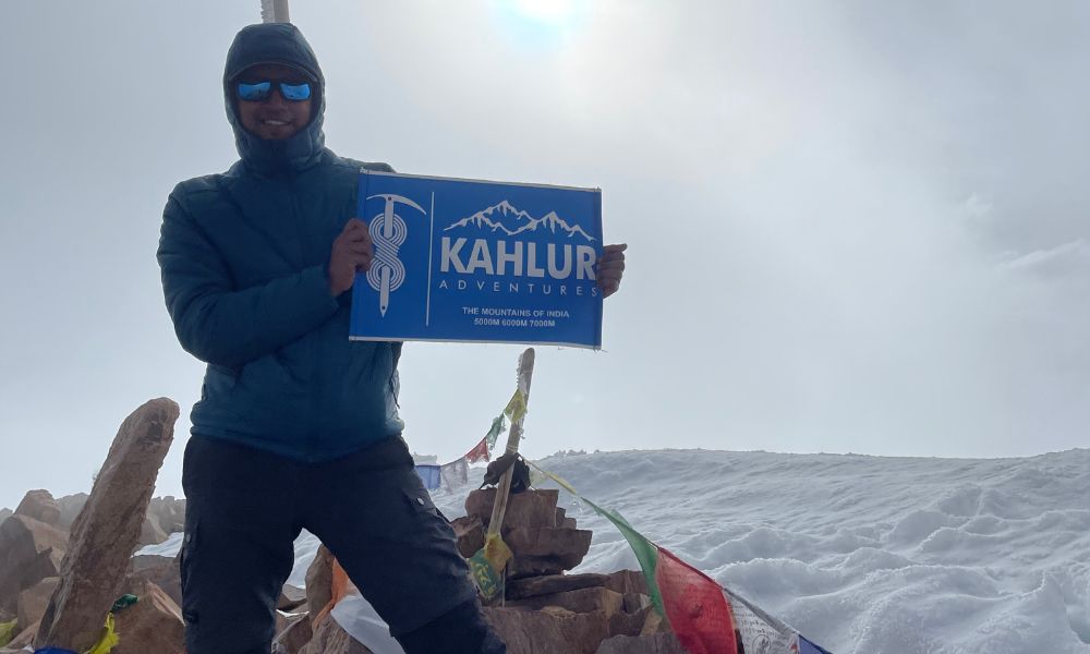 Yunam Peak summit Kahlur adventures