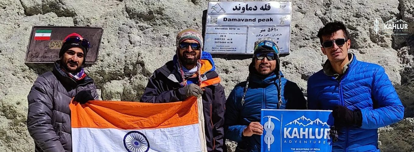 Damavand Peak Summit Kahlur Adventures India