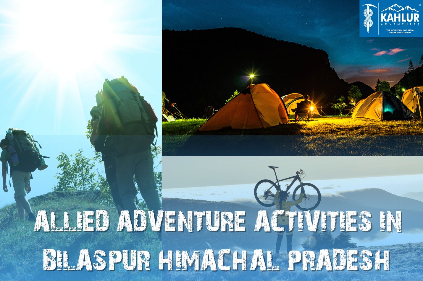Allied Adventure Activities in Bilaspur Himachal Pradesh India - Kahlur Adventures