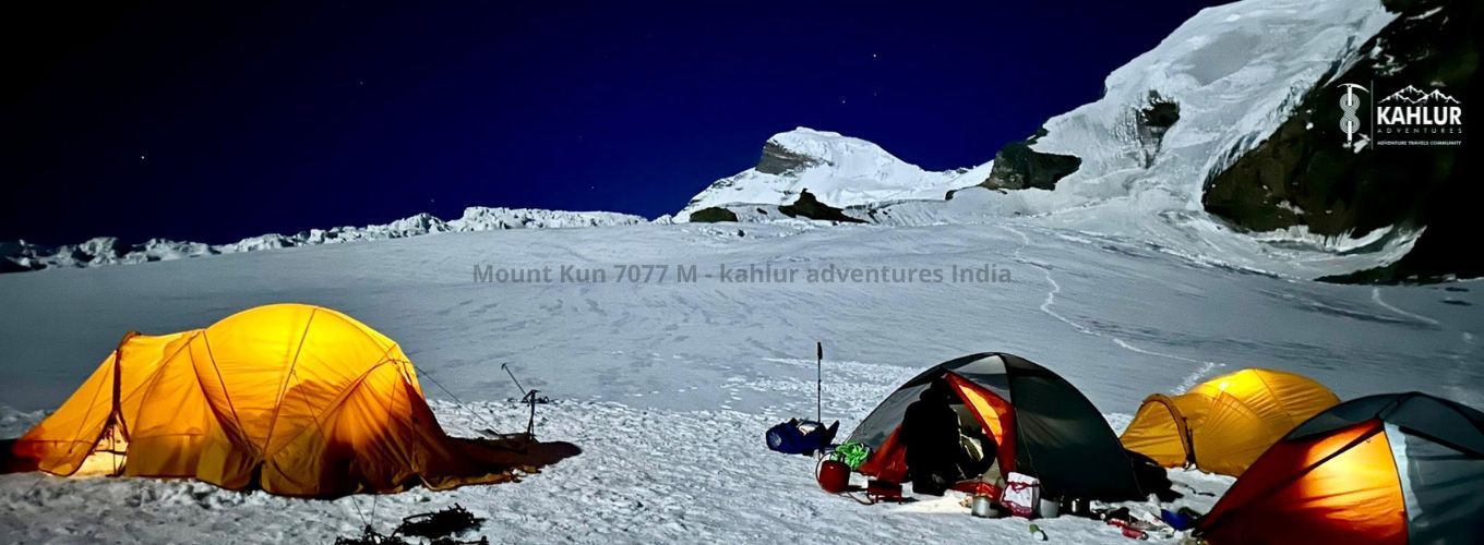 Camp 01 Mount Kun - Kahlur Adventures India