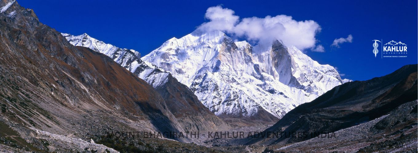 Bhagirathi Mountain View from Bhojbasa- Kahlur Adventures India