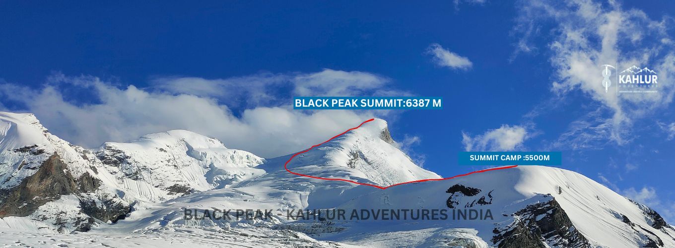 Black Peak Summit Route - Kahlur Adventures India