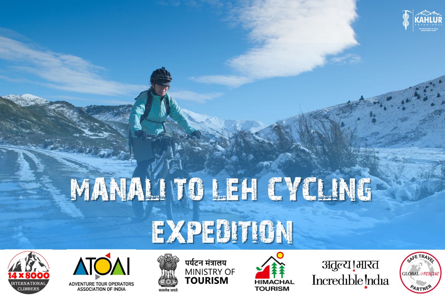 Manali to Leh Cycling Kahlur Adventures India