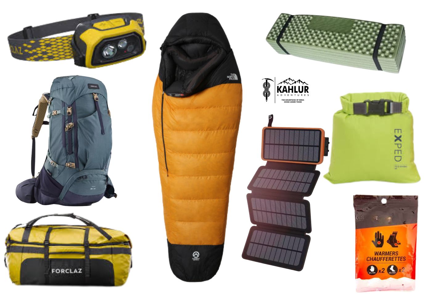 Nun, Kun, Satopanth Equipment and Personal Gears List - Kahlur Adventures India