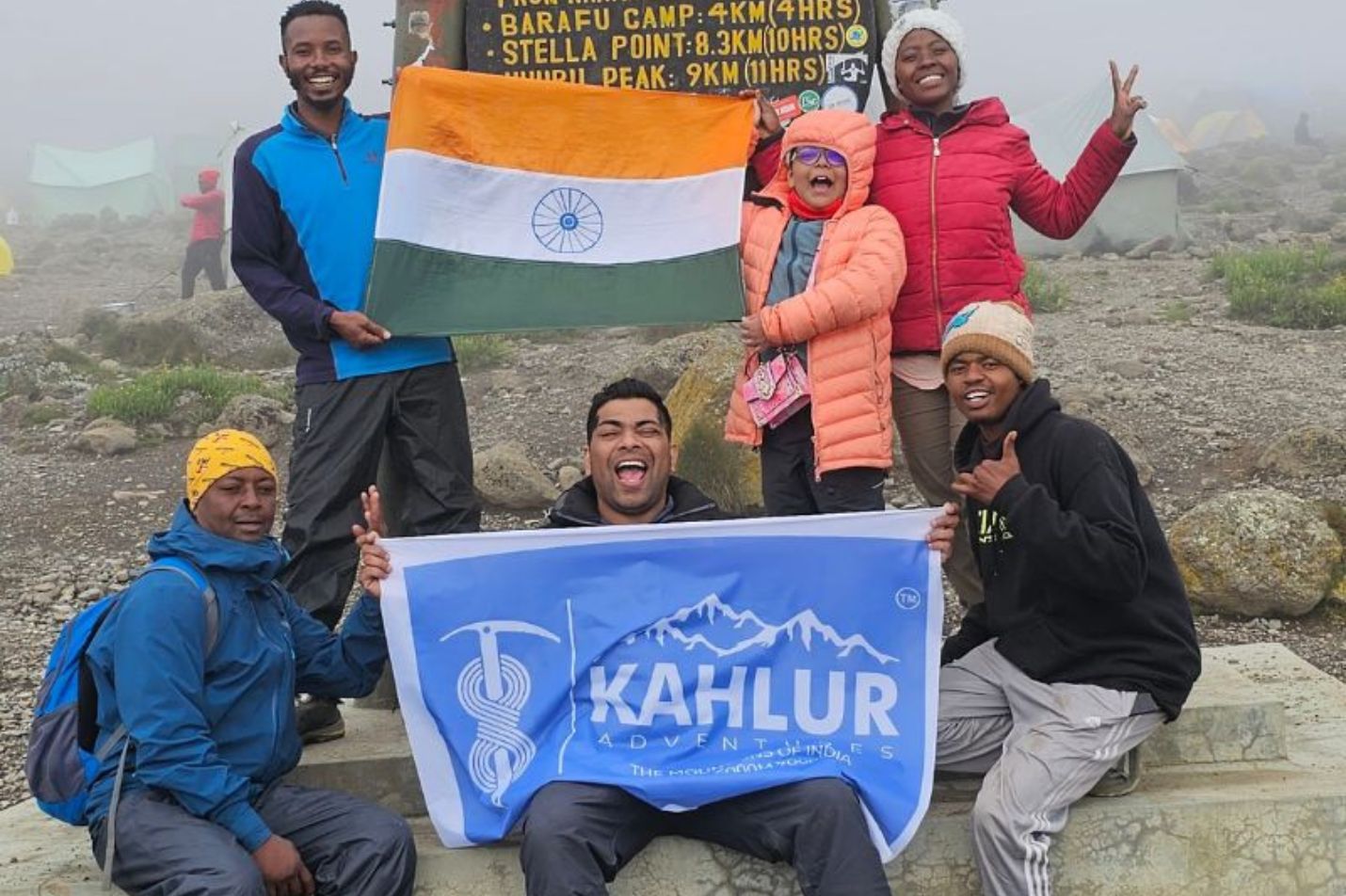 Kilimanjaro with Kahlur India