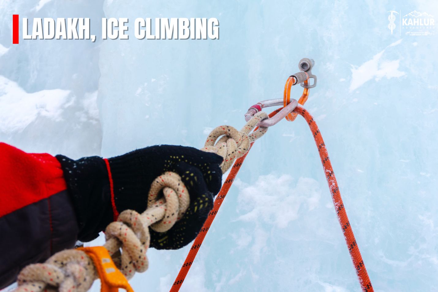 Ladakh, Ice Climbing Kahlur India