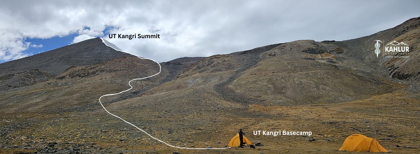 UT Kangri Ladakh Summit route - kahlur adventures