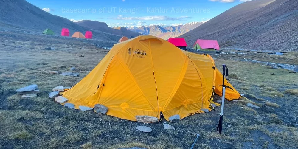 basecamp of UT Kangri - Kahlur Adventures