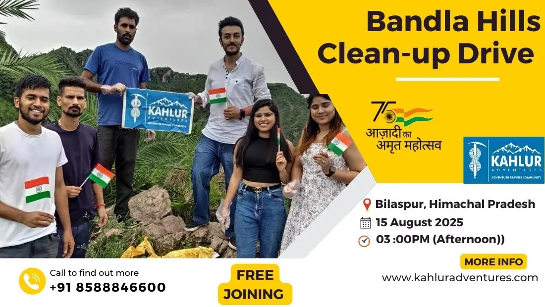 Bilaspur Himachal Cleaning Drive - kahlur adventures India