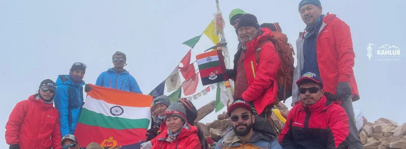Mount Yunam Summit photo - kahlur adventures