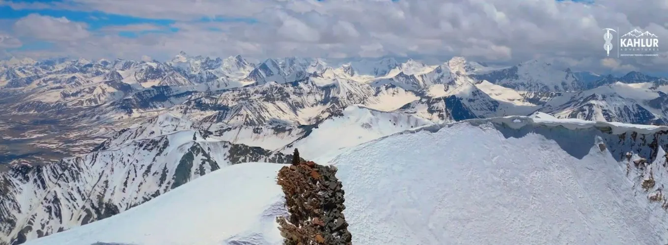Mount Yunam Summit view - kahlur adventures