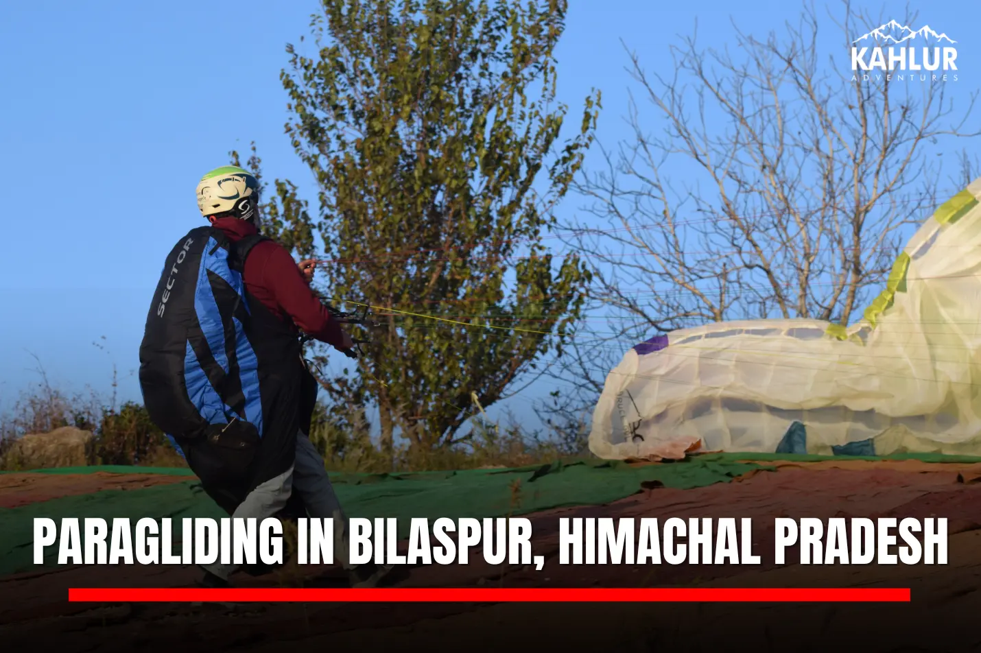 Paragliding in Bilaspur, Himachal Pradesh - Kahlur Adventures India