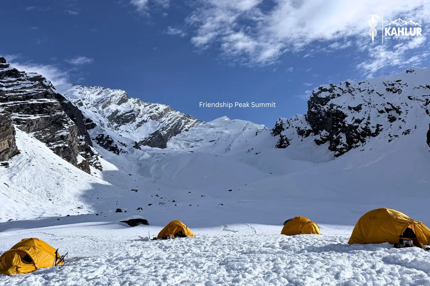 Friendship peak climb kahlur adventures India